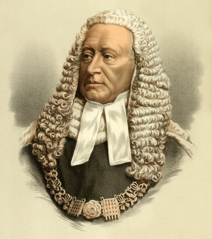 Lord Chief Justice Cockburn door English School