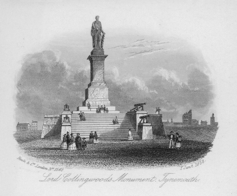 Monument van Lord Colingwood, Tynemouth door English School