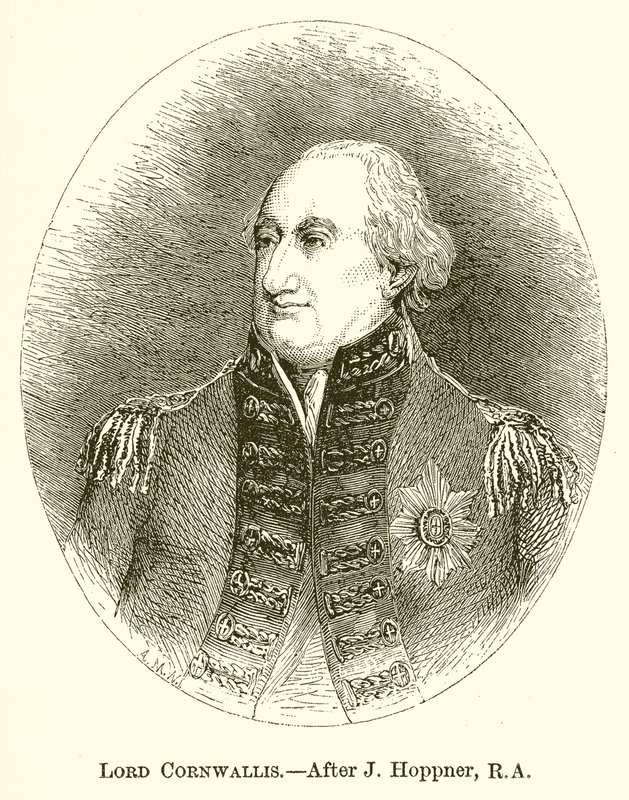 Lord Cornwallis door English School