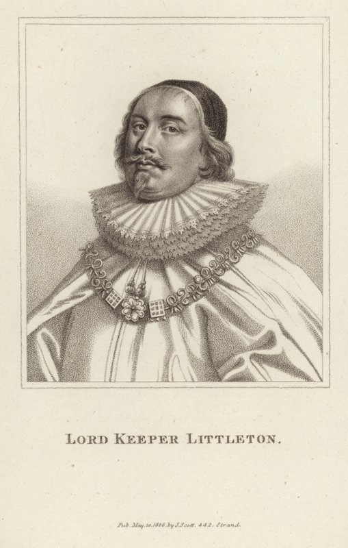 Lord Keeper Littleton door English School