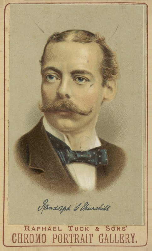 Lord Randolph Churchill door English School