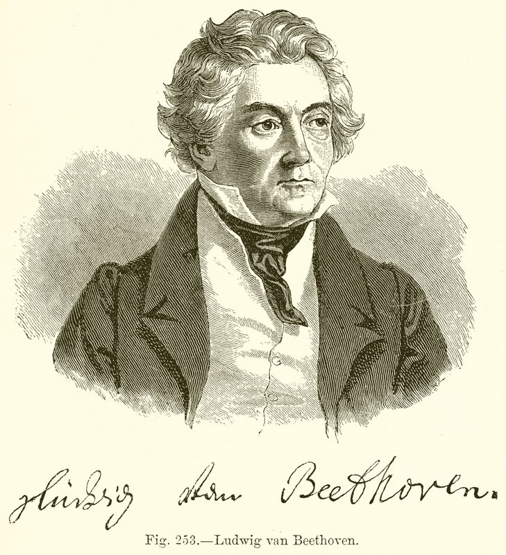 Ludwig Van Beethoven door English School