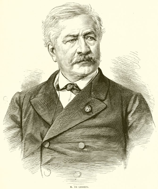 M. de Lesseps door English School