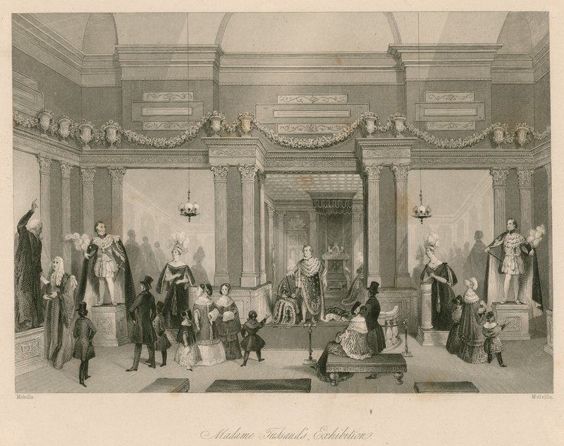 Madame Tussauds tentoonstelling, Bazaar, Baker Street, Londen door English School