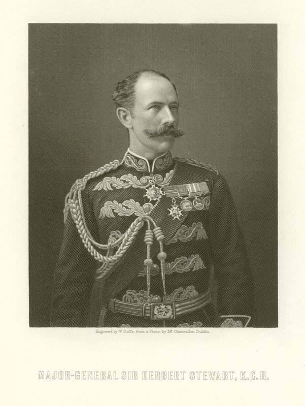 Generaal-majoor Sir Herbert Stewart door English School