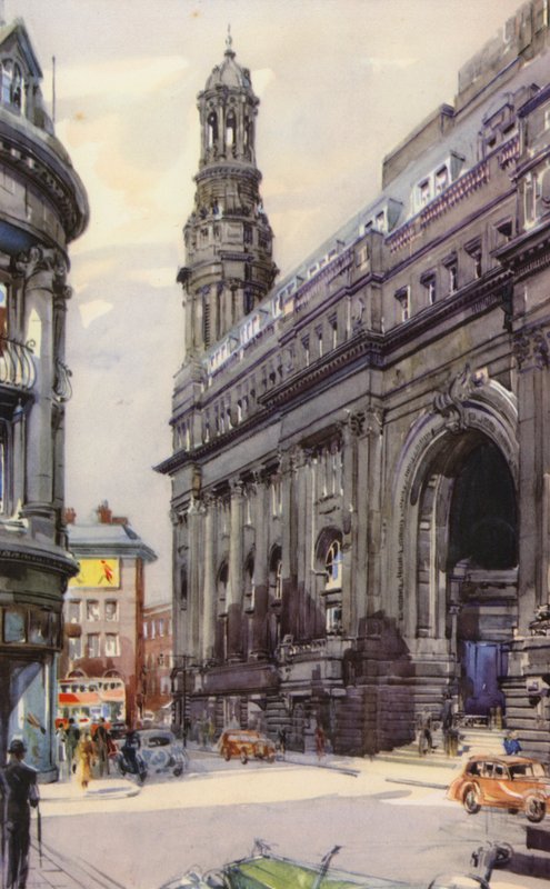 Manchester Royal Exchange door English School