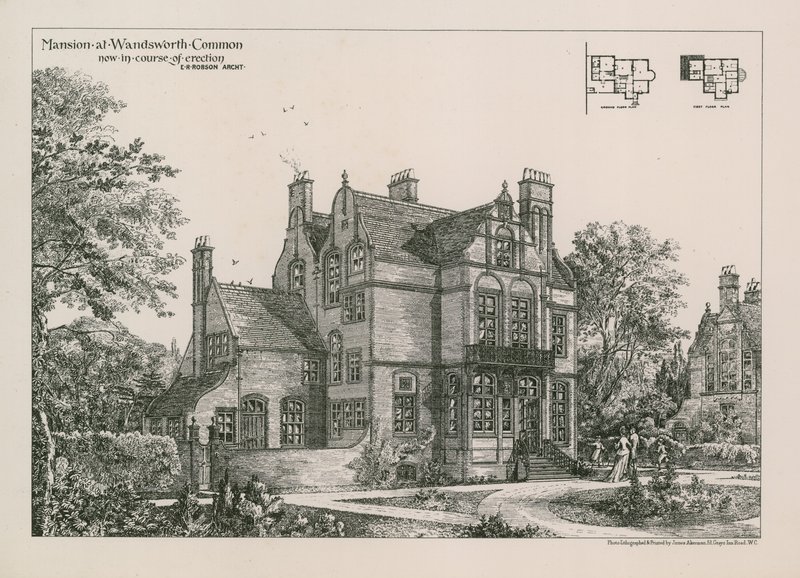 Landhuis op Wandsworth Common door English School