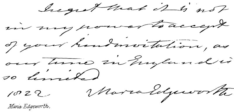 Maria Edgeworth door English School