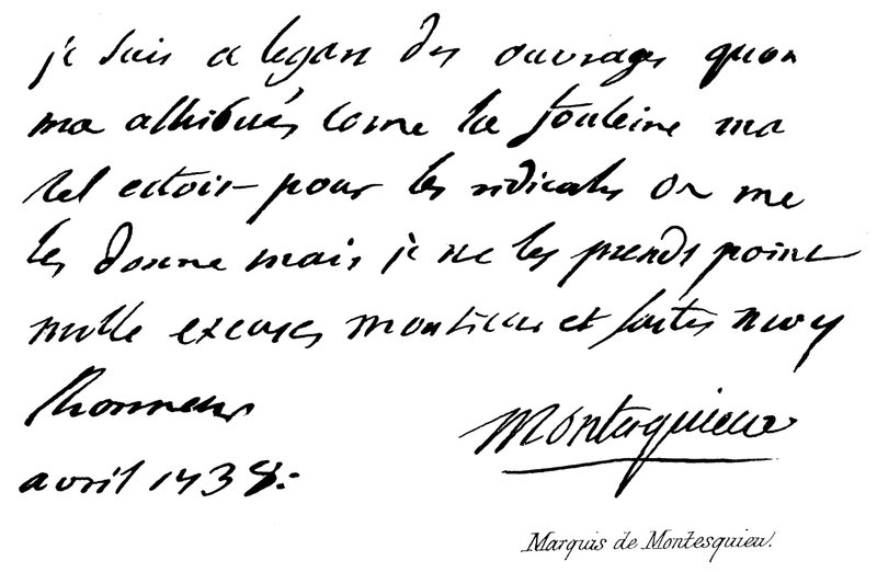 Markies de Montesquieu door English School
