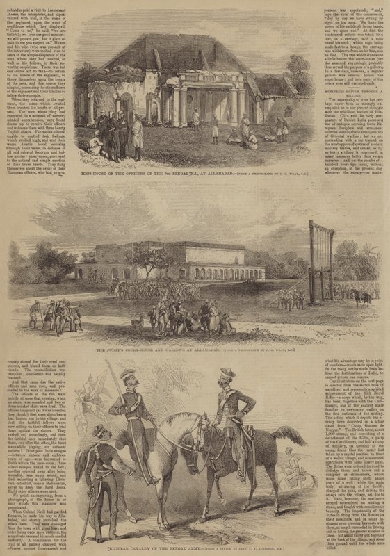 Bloedbad en vergelding in Allahabad door English School