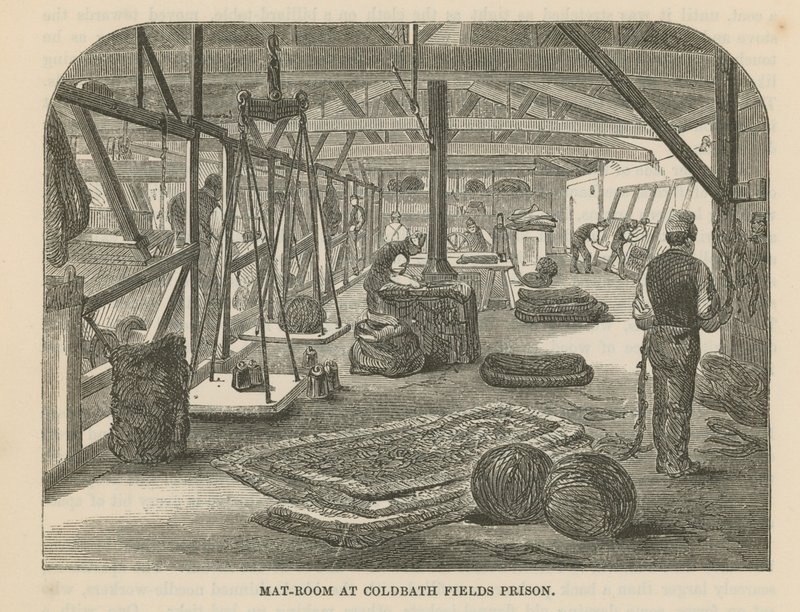 Matkamer in Coldbath Fields Prison door English School