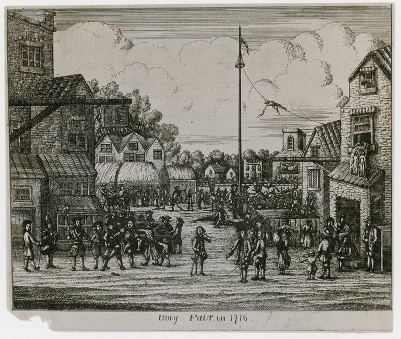 May Fair in 1716 door English School