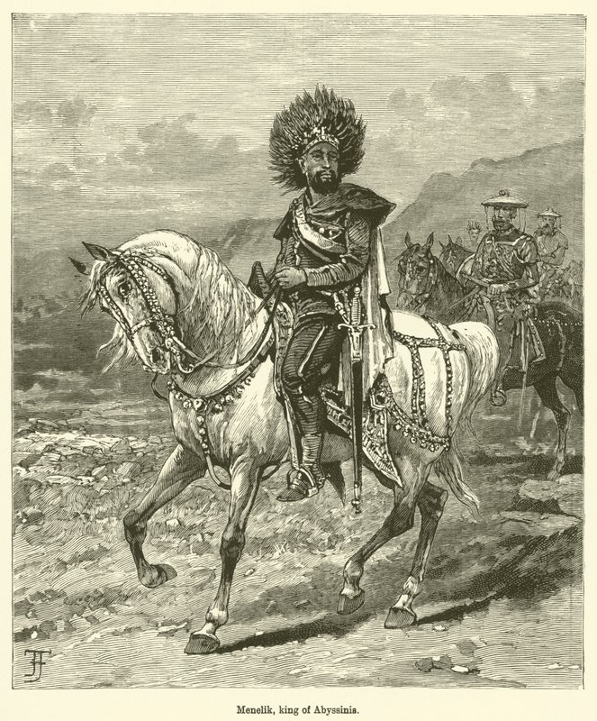 Menelik, koning van Abessinië door English School