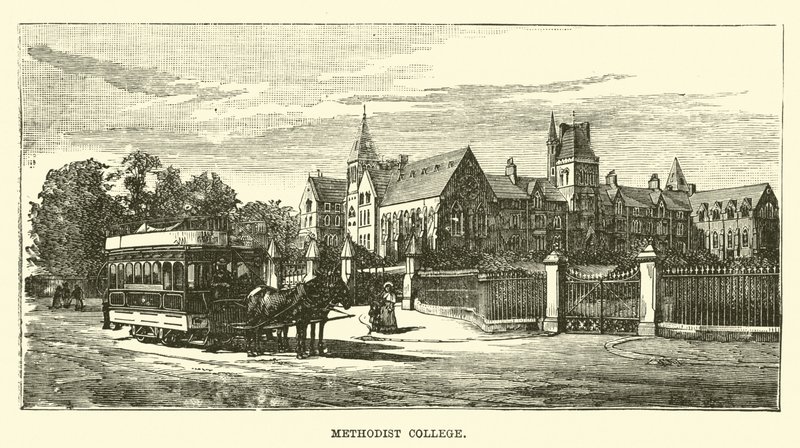 Methodist College door English School