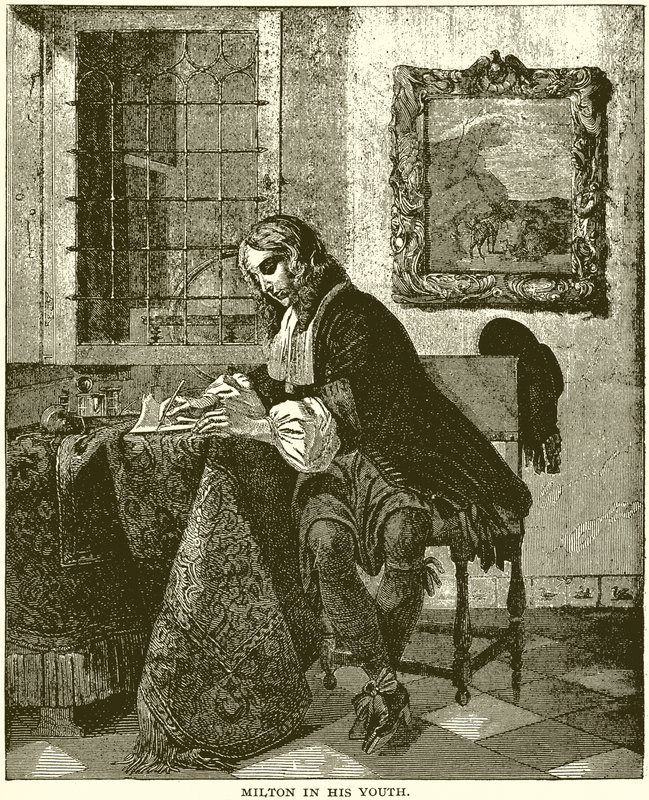 Milton in zijn Jeugd door English School
