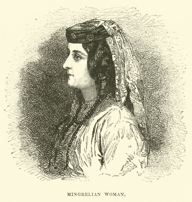 Mingrelische vrouw door English School