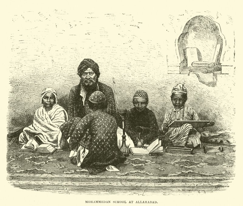 Mohammedaanse school in Allahabad door English School