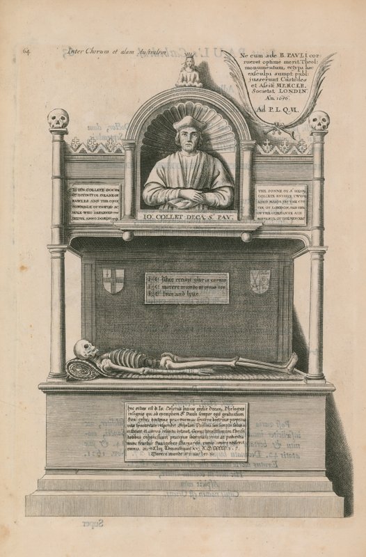 Monument in de kathedraal van St. Pauls door English School