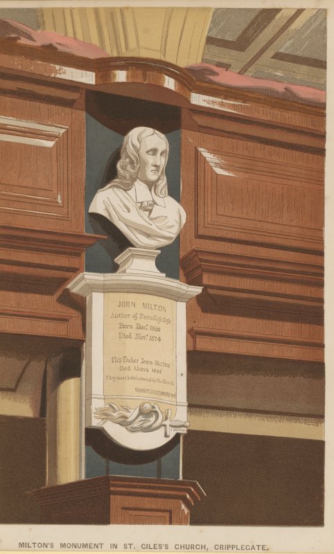 Monument voor John Milton door English School
