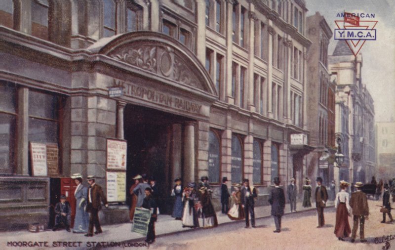Moorgate Street Station, Londen door English School