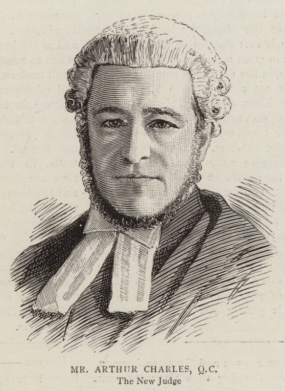 Mr Arthur Charles, QC (gravure) door English School