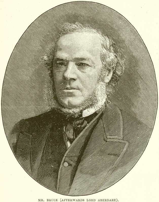 Mr. Bruce (Later Lord Aberdare) door English School