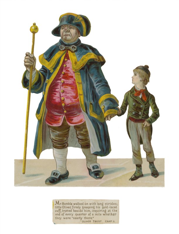 Mr Bumble en Oliver Twist door English School