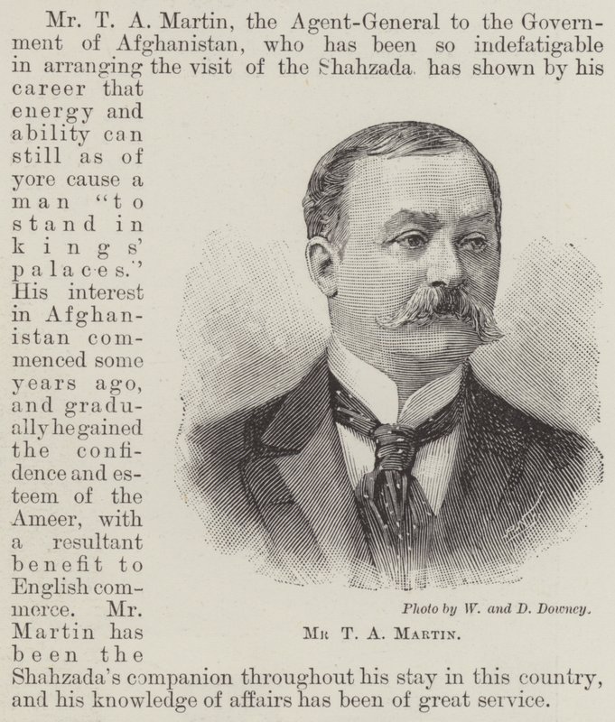 Mr T A Martin (gravure) door English School