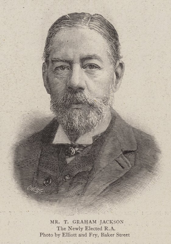 Mr T Graham Jackson (gravure) door English School