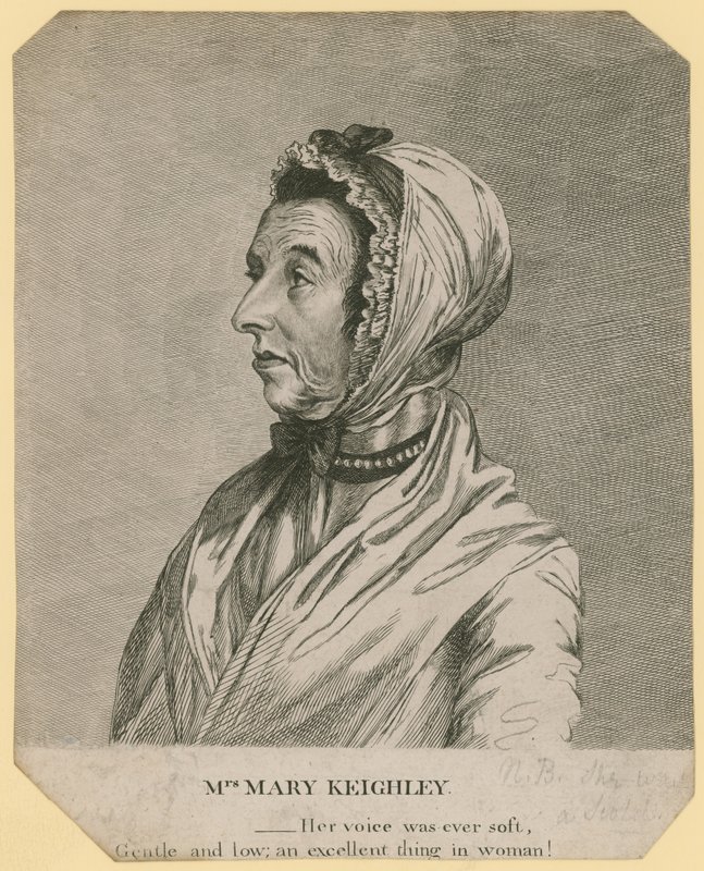 Mevrouw Mary Keighley door English School