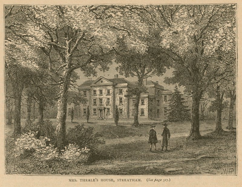 Huis van mevrouw Thrale in Streatham door English School