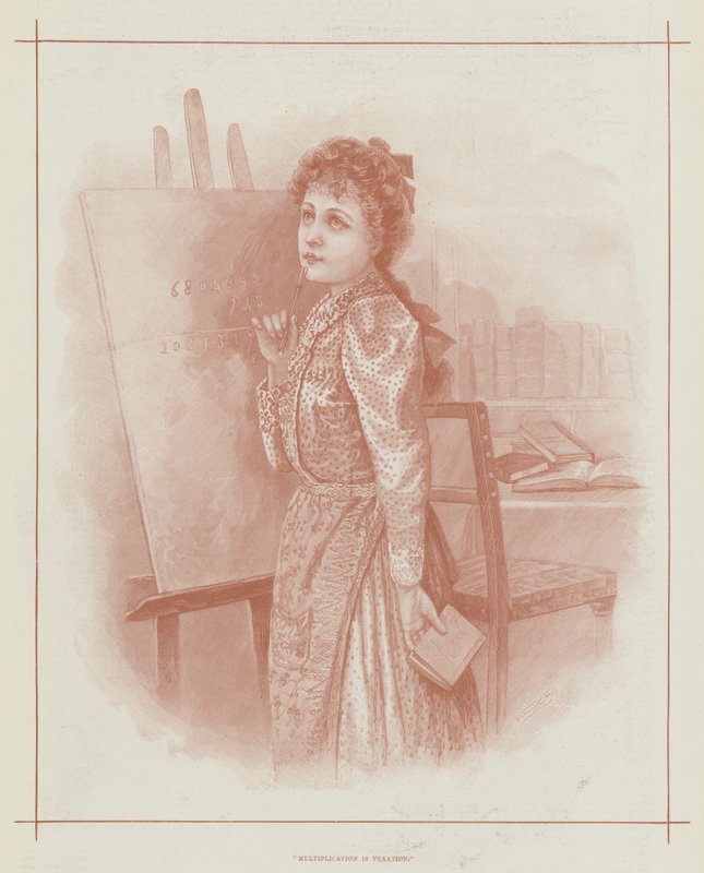 Vermenigvuldiging is ergernis (gravure) door English School