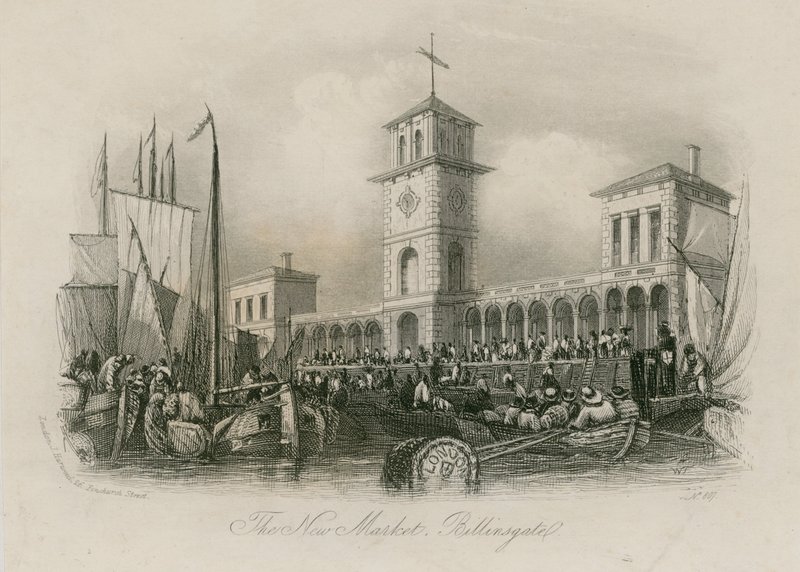 Nieuwe Billingsgate Markt door English School