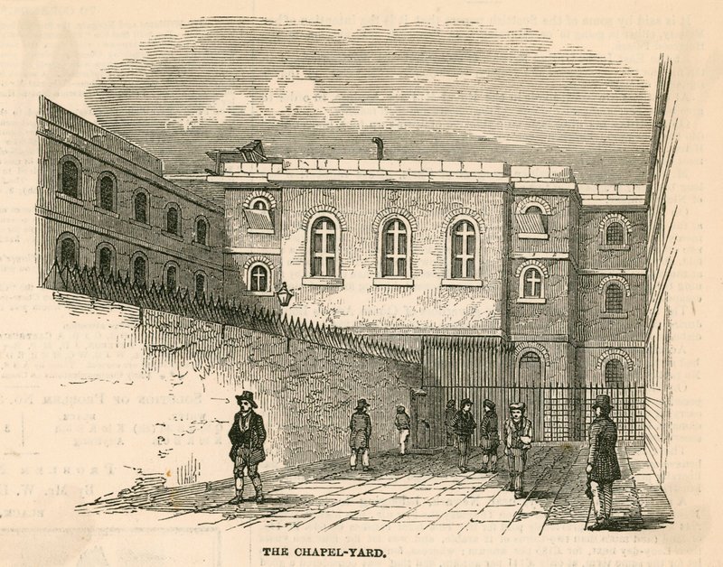 Newgate gevangenis door English School