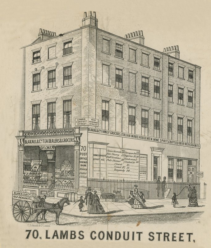 Nr. 70 Lambs Conduit Street door English School