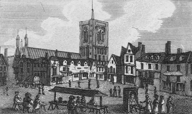 Norwich (gravure) door English School