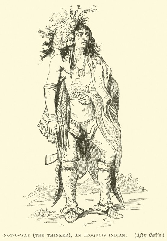 Not-o-way (de denker), een Iroquois-indiaan door English School