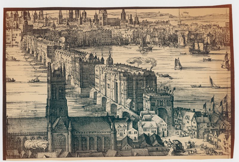Oude London Bridge door English School