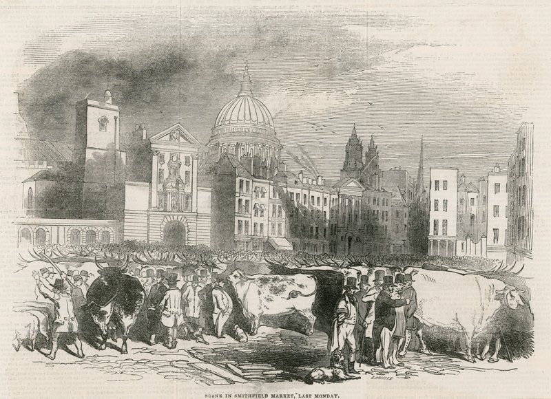 Oude Smithfield Markt door English School