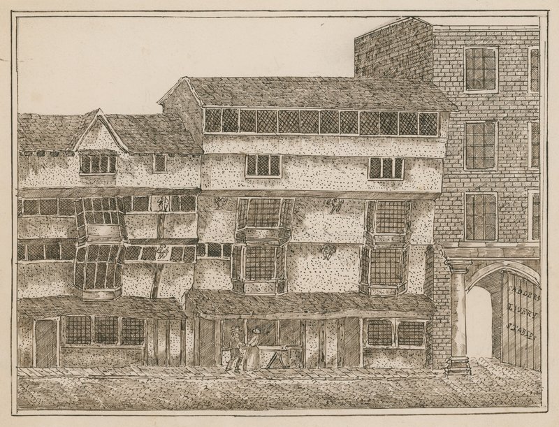 Oud huis in Croswell Street door English School