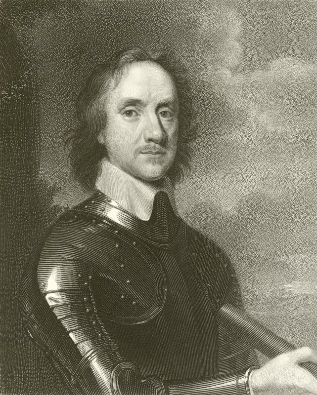 Oliver Cromwell door English School
