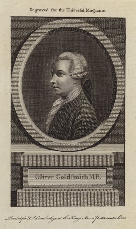 Oliver Goldsmith door English School