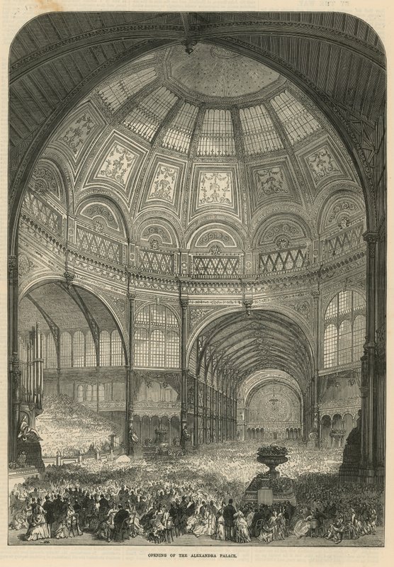 Opening van Alexandra Palace door English School