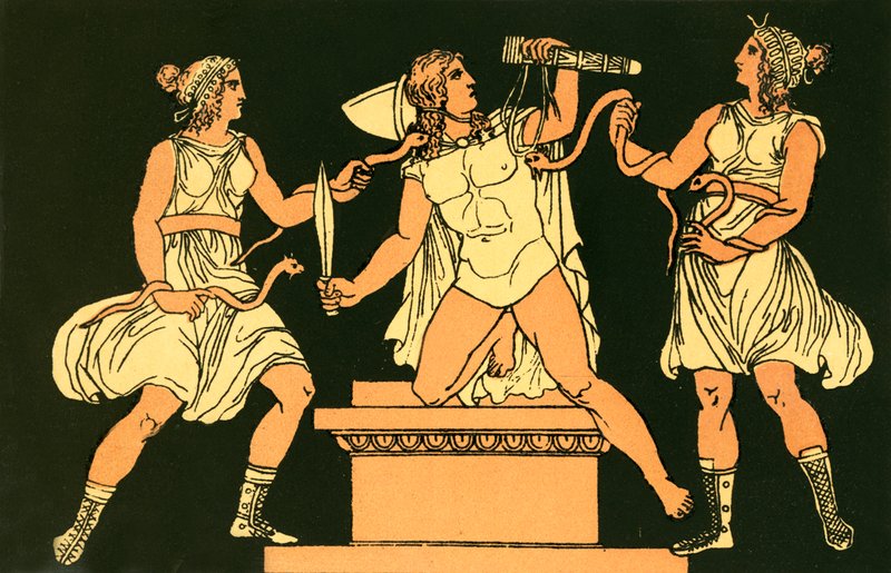 Orestes en de Furiën door English School
