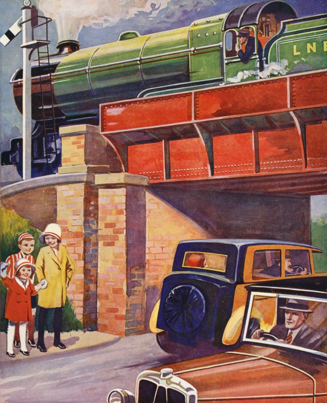 Over en onder de brug door English School