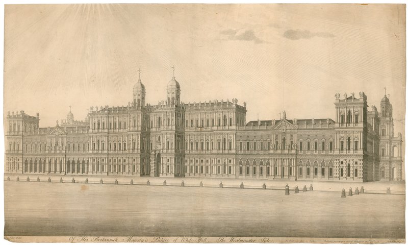 Paleis van Whitehall door English School