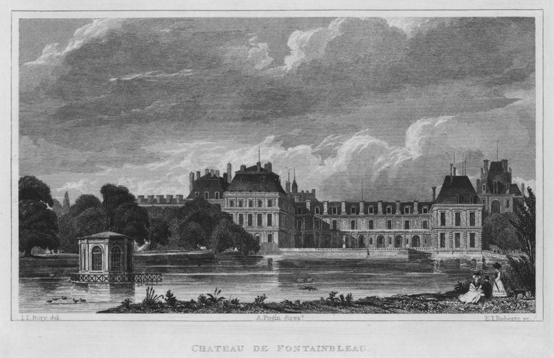 Parijs, Chateu De Fontainbleau door English School