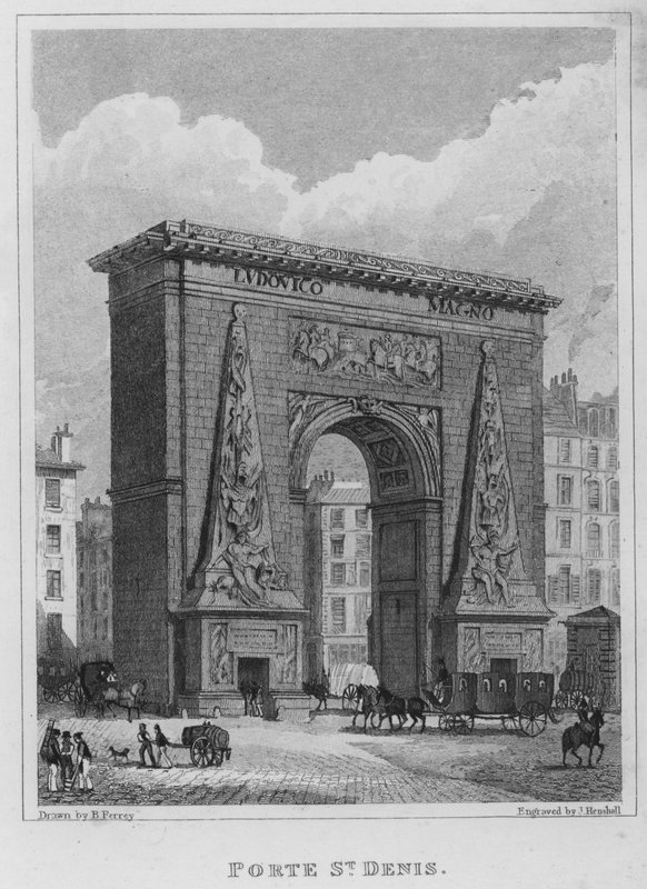 Parijs, Porte St Denis door English School