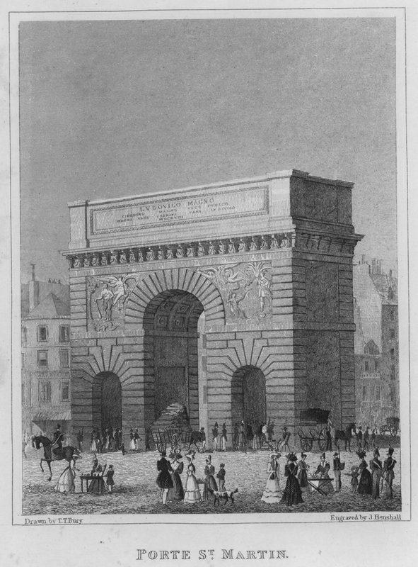 Parijs, Porte St Martin door English School