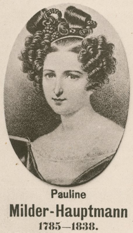 Pauline Milder-Hauptmann door English School